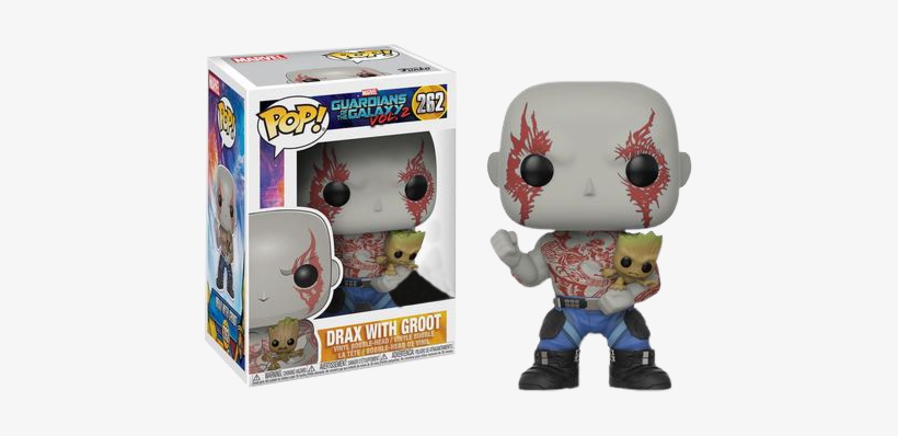 Guardians - Drax With Groot Pop, transparent png