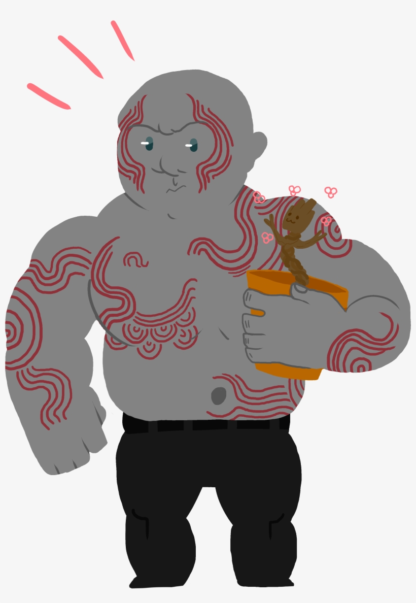 'its Your Turn To Babysit, Drax' - Illustration, transparent png