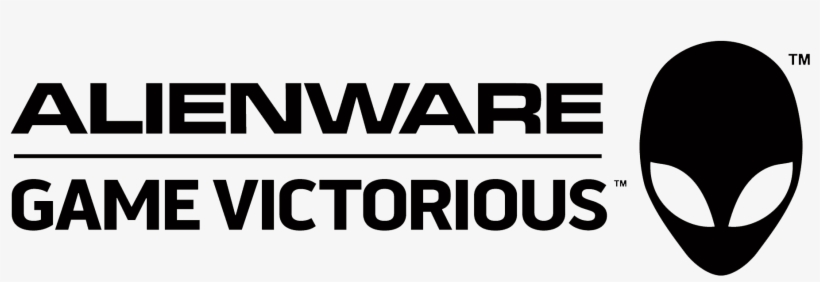 Alienware Game Victorious Logo Lockup Vertical White - Alienware Game Victorious Logo, transparent png