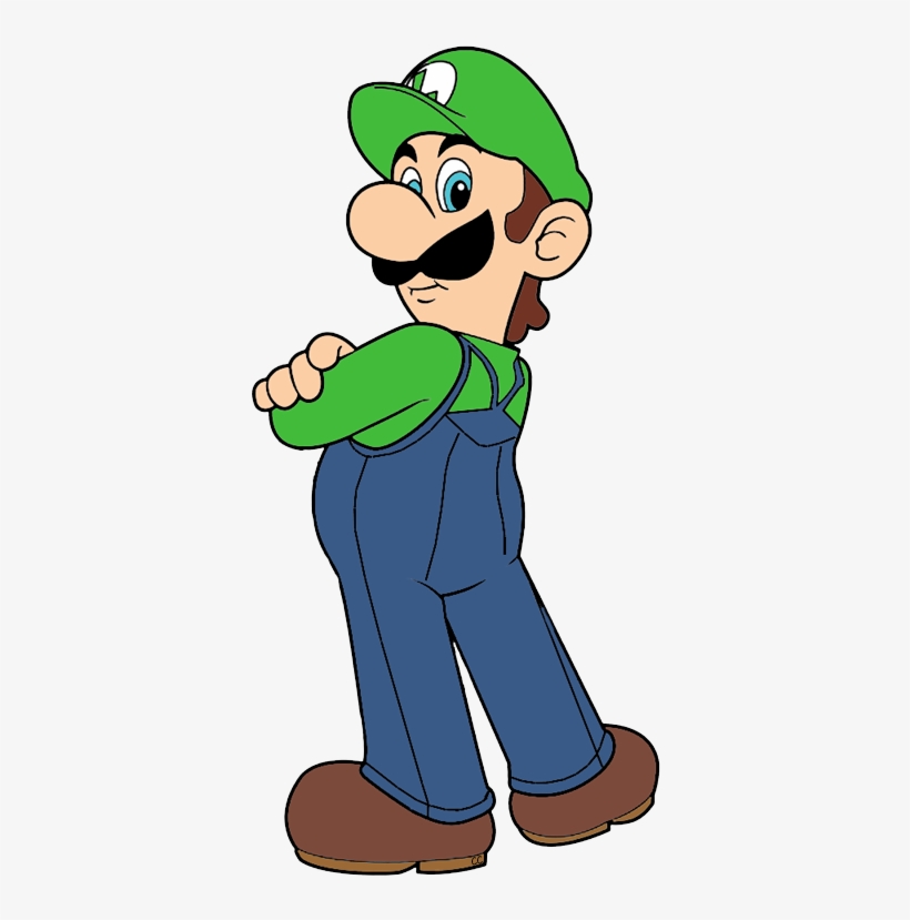 Luigi - Mario And Luigi Clip Art, transparent png