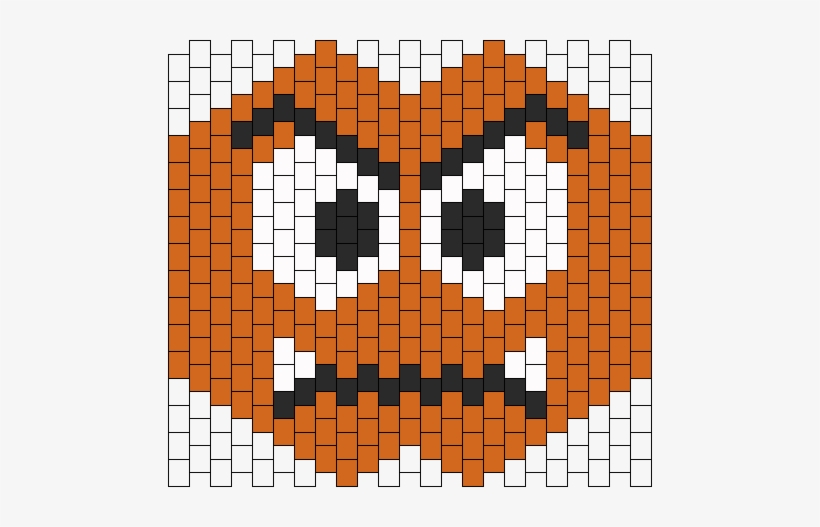 Goomba Mask Bead Pattern - Charizard Kandi Mask Pattern, transparent png