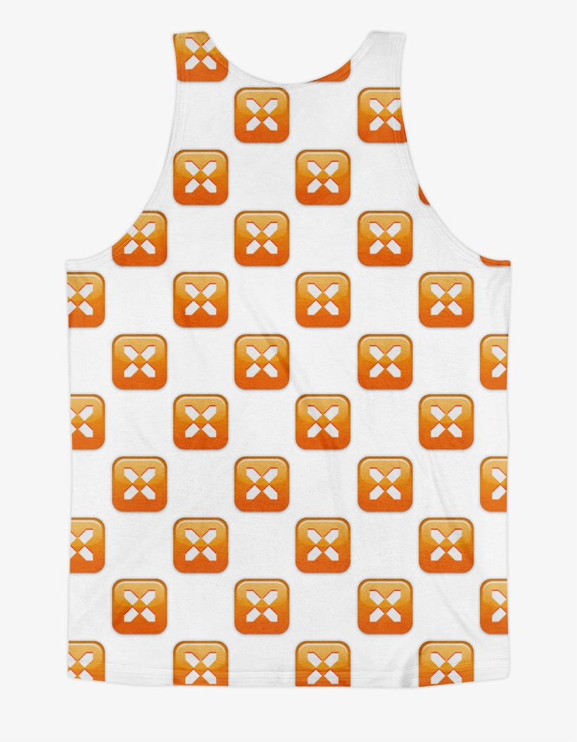 All Over Emoji Tank Top - Nikelab X Off White Mercurial Nrg X, transparent png