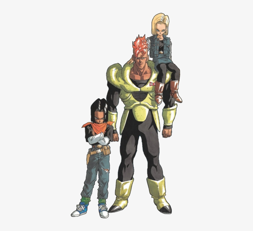 Weeddad - Android 16 17 And 18, transparent png