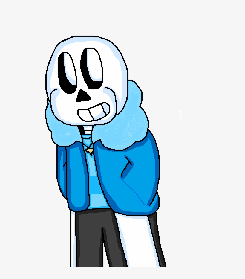 Here's Sans's Sprite - Cartoon, transparent png