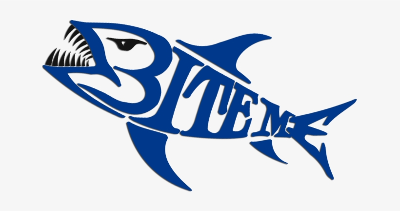 Bite Me Logo - Recreational Fishing, transparent png