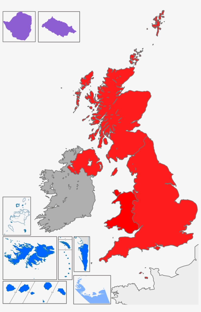 Great Britain Vector Map, transparent png