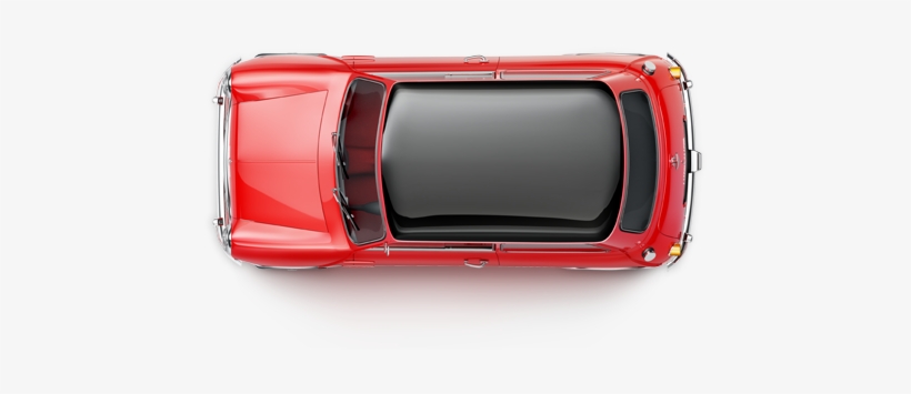 Red Top Car - Cars Png Top View, transparent png