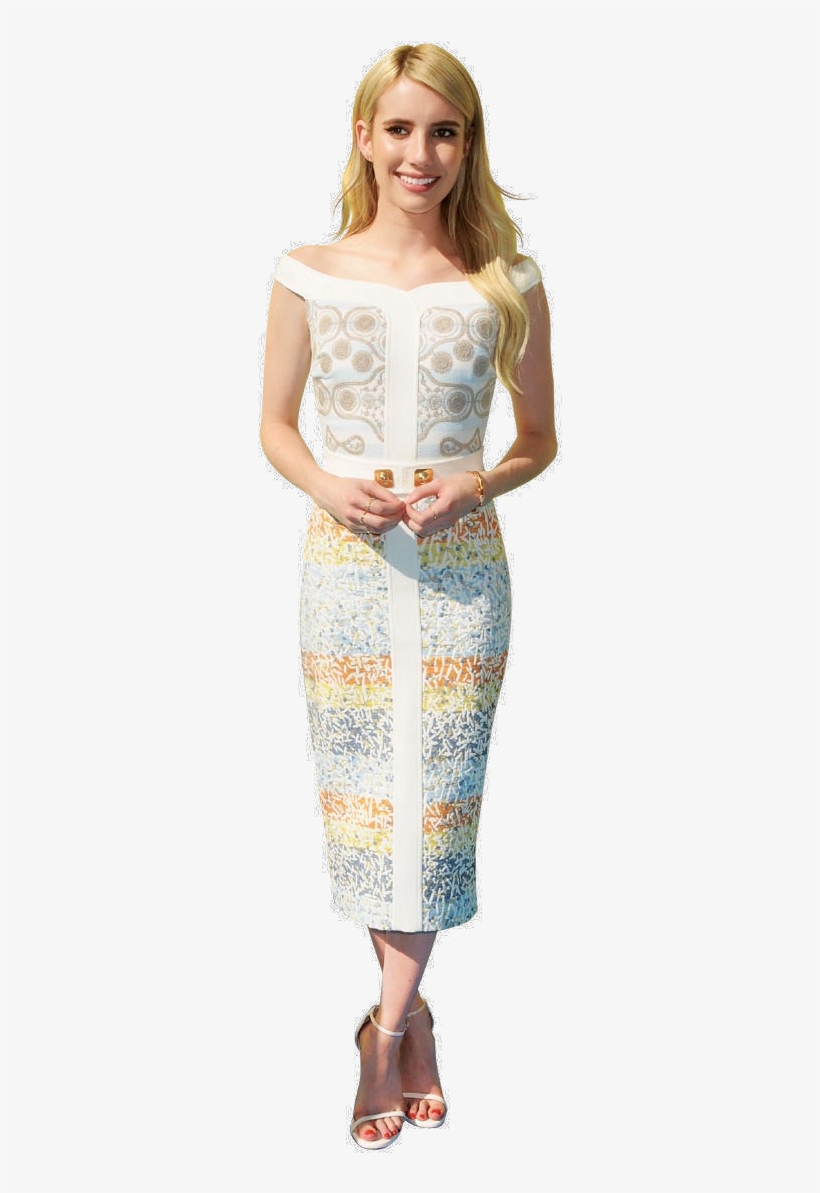 Emma Roberts In Peter Pilotto - Nightwear, transparent png