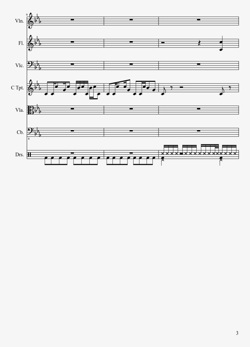Rainbow Tylenol Sheet Music 3 Of 20 Pages - Sheet Music, transparent png