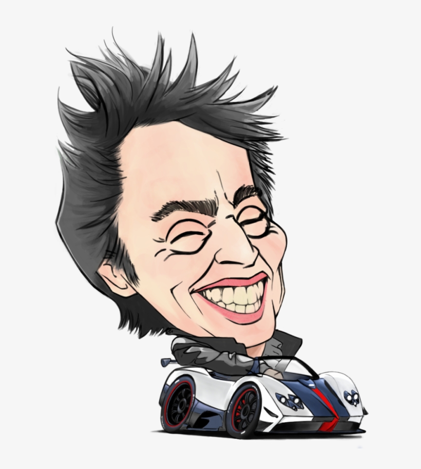 Detail From The Top Gear Caricature Piece - Cartoon, transparent png