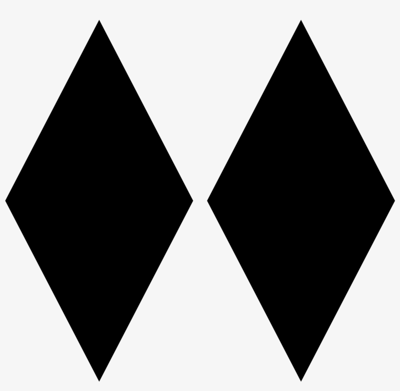 Black Diamond Png Png Free Library - Double Black Diamond Ski Sign, transparent png