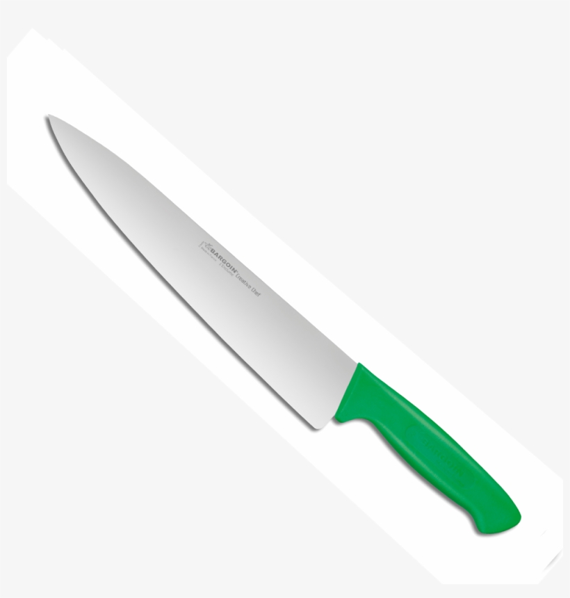 Green Chef Knife - Kitchen Knife, transparent png