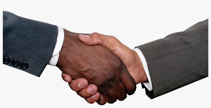 Image Library Stock Handshake Transparent Black Man - Business Shaking Hands Png, transparent png