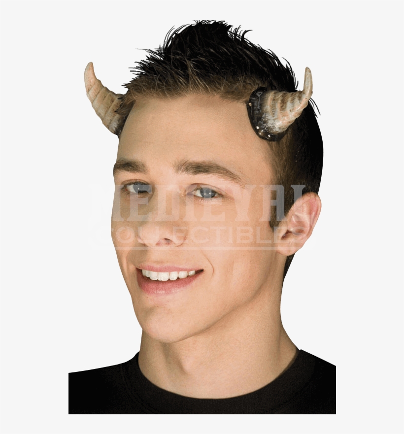 No-glue Bone Goat Horns - Cinema Secrets Goat Horns - Bone, transparent png
