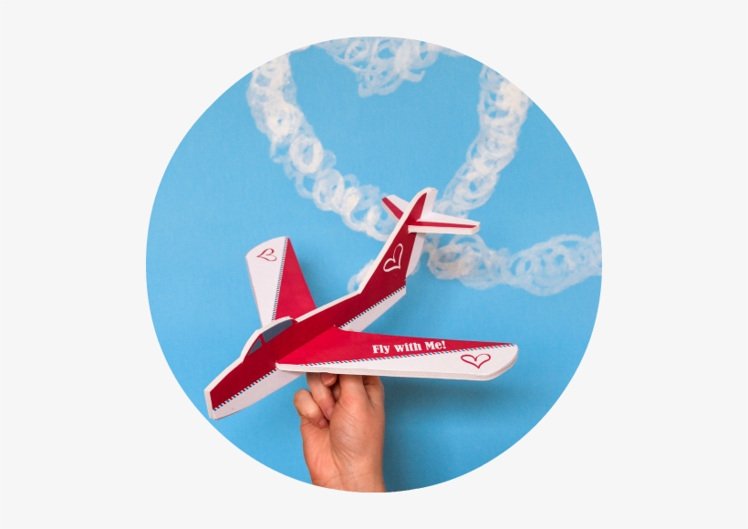 Learn & Play - Airplane Valentine's Day, transparent png
