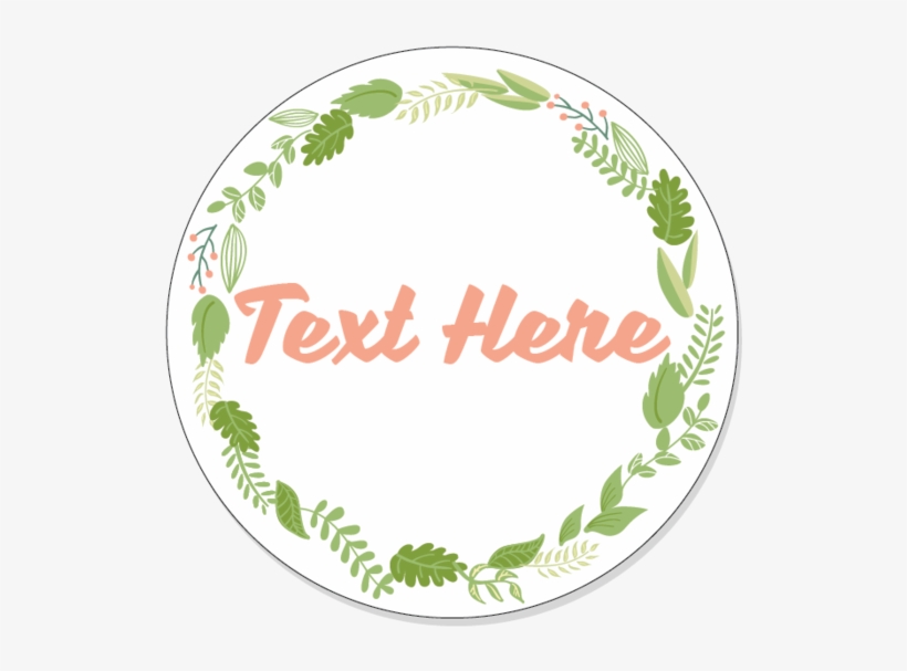 Leafy Wreath - Cast All Your Anxiety On Him Because He Cares For You, transparent png