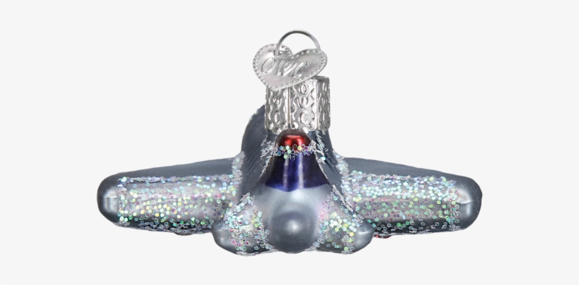 Old World Christmas Passenger Plane Glass Christmas - Old World Christmas - Passenger Plane, transparent png