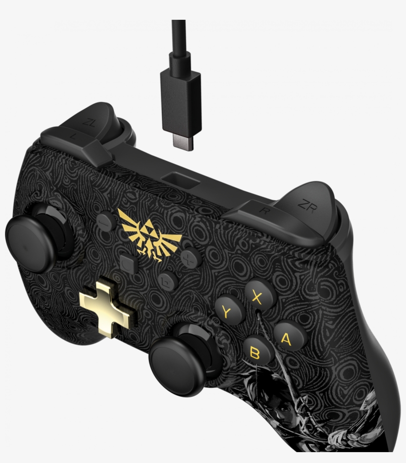 Nintendo Switch Wired Controller Plus Zelda - Nintendo Switch Zelda Controller, transparent png