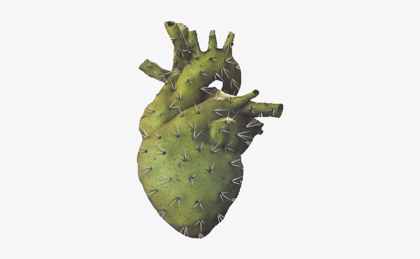 “ ₪ ” - Cactus Heart Tattoo, transparent png