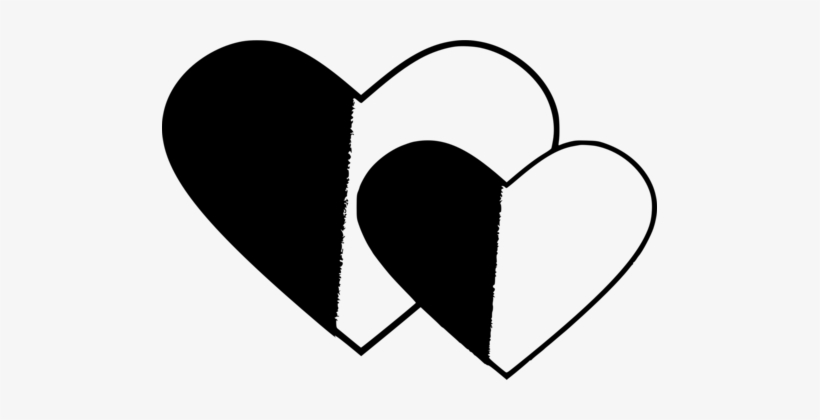 Heart Black And White Dynamic Electrocardiography Computer - Clip Art, transparent png