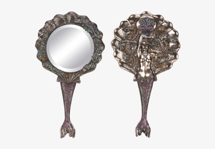 Celestia Mermaid Hand Mirror - Medieval Hand Mirror, transparent png