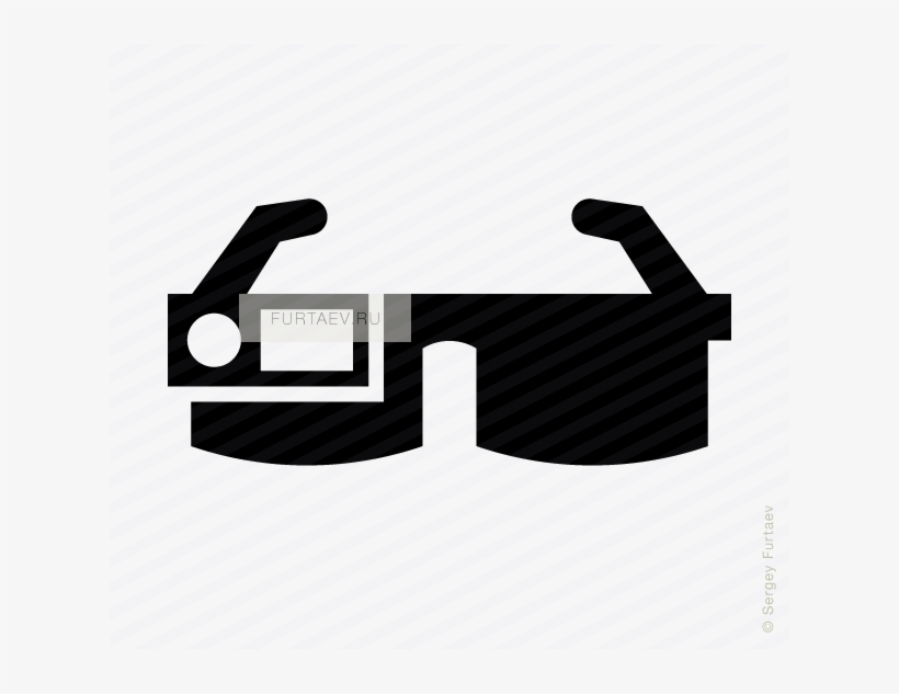 Vector Icon Of Smartglasses - Smart Glasses Vector Png, transparent png
