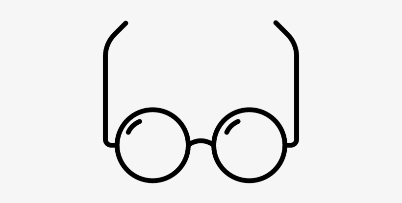 Rounded Glasses Vector - Glasses, transparent png