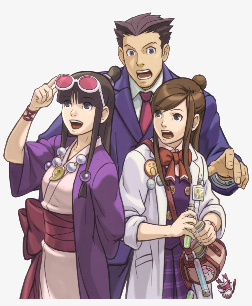 Phoenix And Assistant Girls - Ema Skye Maya Fey, transparent png