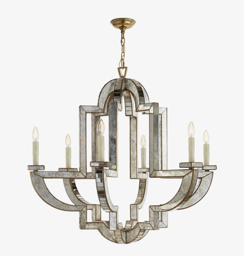 Lido Large Chandelier In Antique Mirror And Hand - Lido Chandelier, transparent png