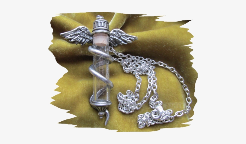 Alchemy Brings You The Rod Of Asclepius, Also Known - Pendant, transparent png