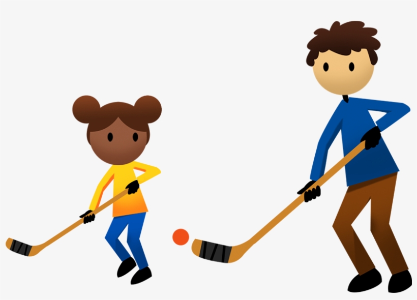 Image Library Home Active For Life Ball Hockey Children - Clip Art Floor Hockey, transparent png