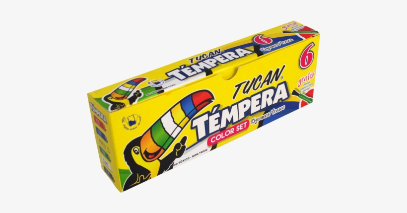 Témpera Tucan Clásica 6 Colores - Painting, transparent png