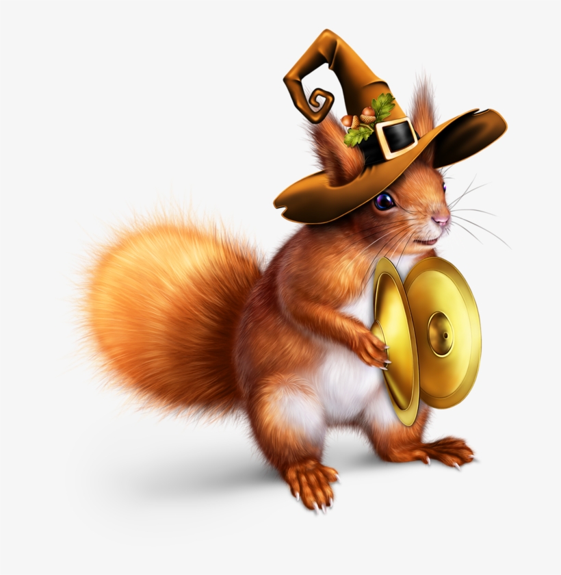 Chez Laly - Squirrel Cymbals Cartoon, transparent png