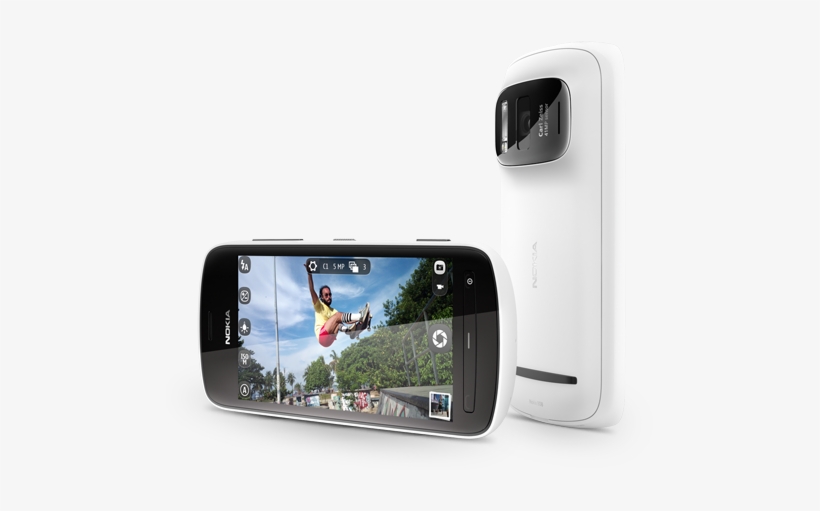 Fancy A A 41 Mp Sensor And Carl Zeiss Lens On Your - Nokia 808 Pureview - 16 Gb - White - Unlocked, transparent png
