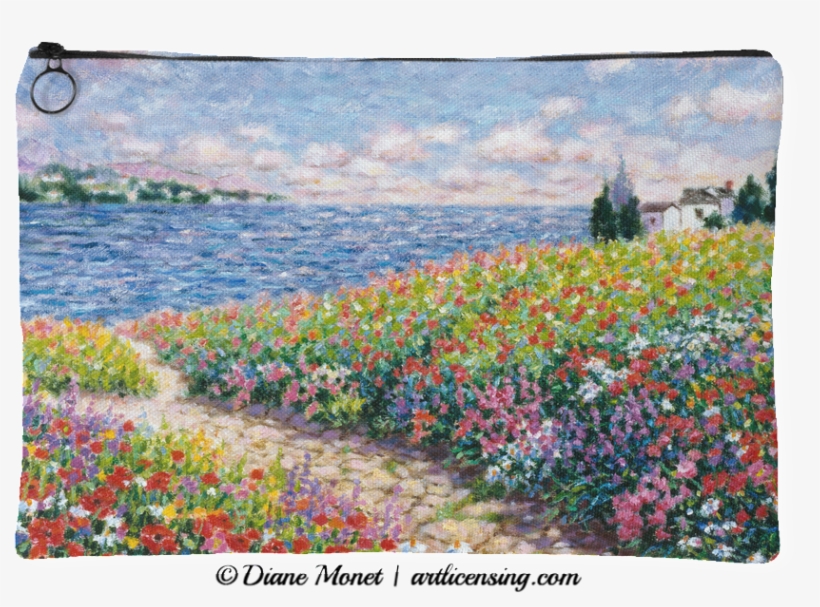 Diane Monet Path To The Beach Pouch - Trademark Art Path To The Beach' Gallery Wrapped Canvas, transparent png