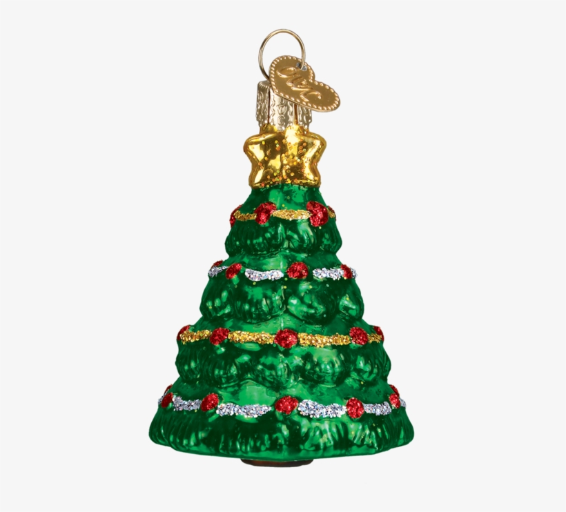 Old World Christmas Mini Tree Glass Ornament - Christmas Ornament, transparent png