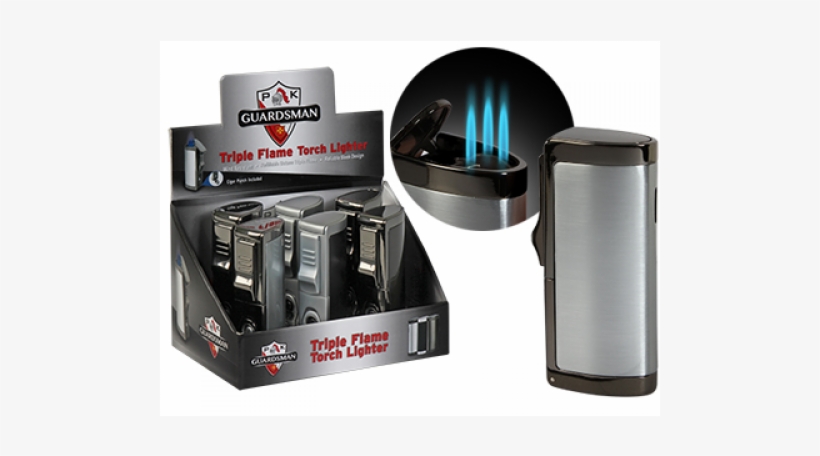 Guardsman Triple Flame Torch Lighter - Triple Torch Lighter, transparent png