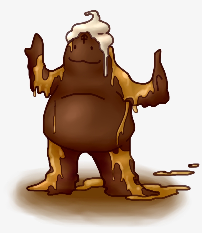 Sticky Toffee Pudding Golem - Sticky Toffee Pudding Cartoon, transparent png