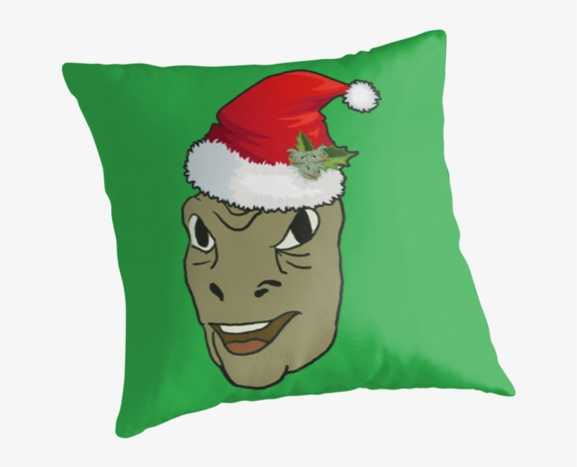 Yee Christmas Dank Gift - Throw Pillow, transparent png
