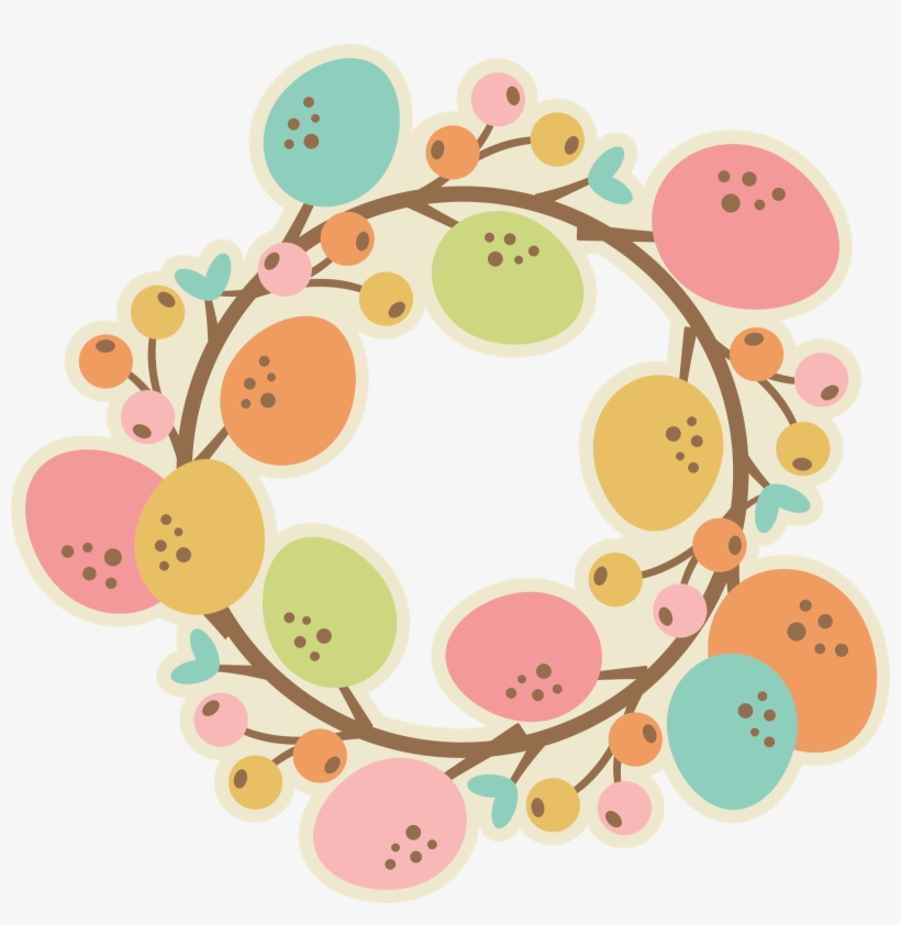 And Now For My Project I Had So Much Fun With This - Easter Wreath Clipart, transparent png