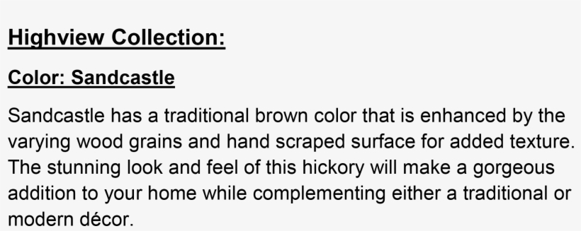 Highview Color Sandcastle - Text, transparent png