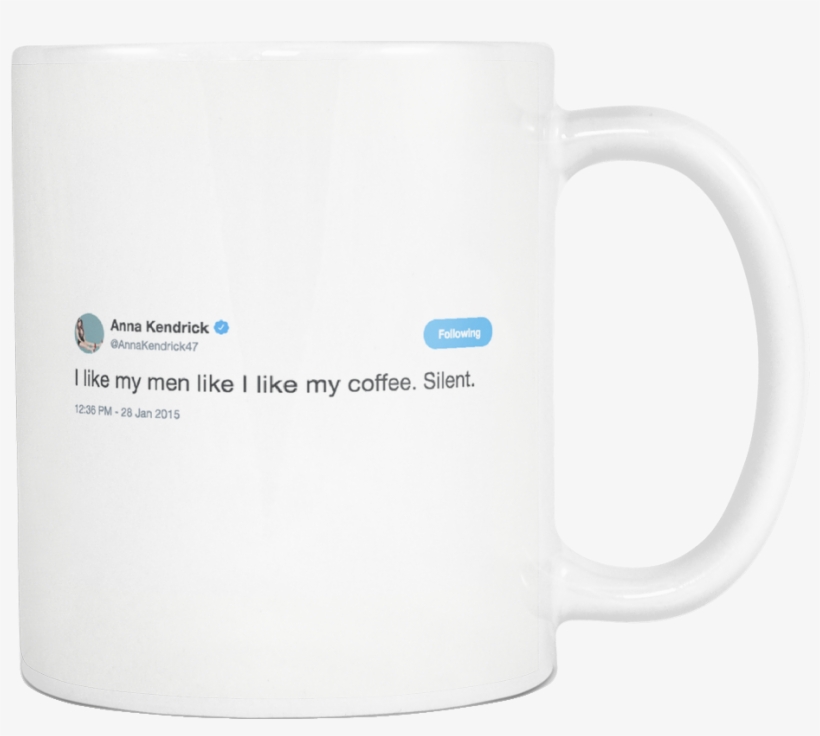 Anna Kendrick Tweet Mugs - Mug, transparent png