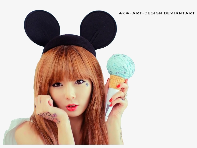 Hyuna For Nylon Wallpaper - Hyuna Ice Cream, transparent png