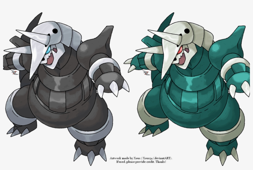 Aggron By Xous54 On Deviantart - Cartoon, transparent png