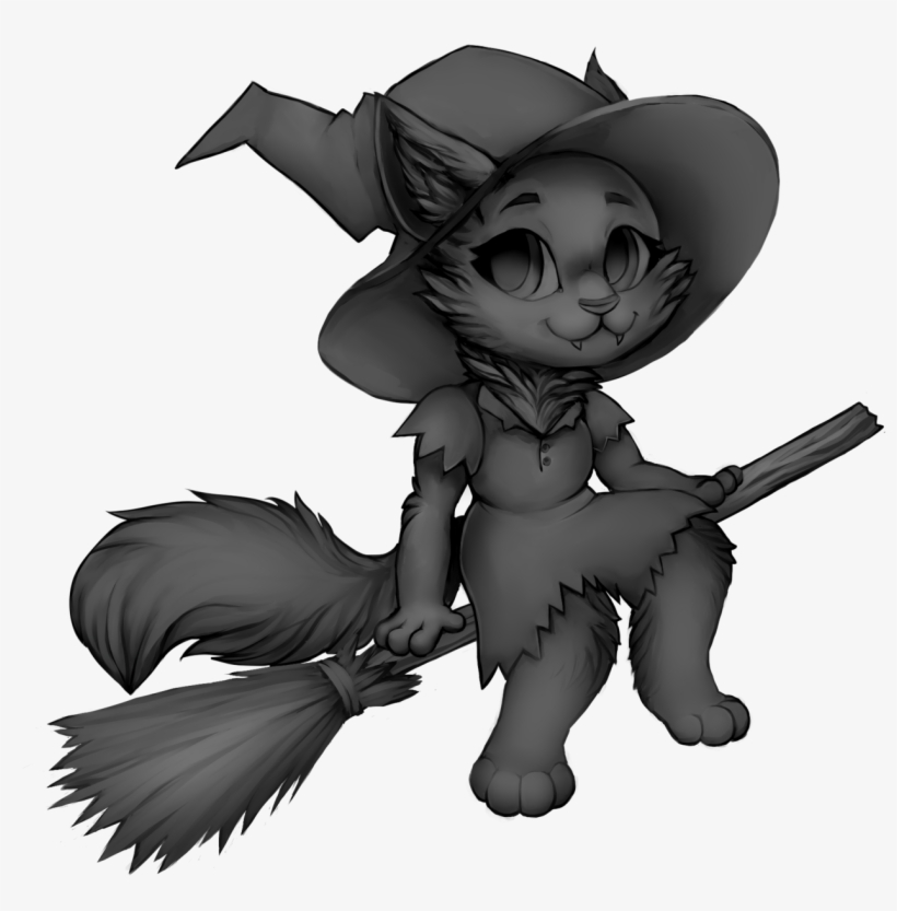 Tumblr Os63n3prrj1umgtvqo7 R1 100 - Furvilla Witch Cat Base, transparent png