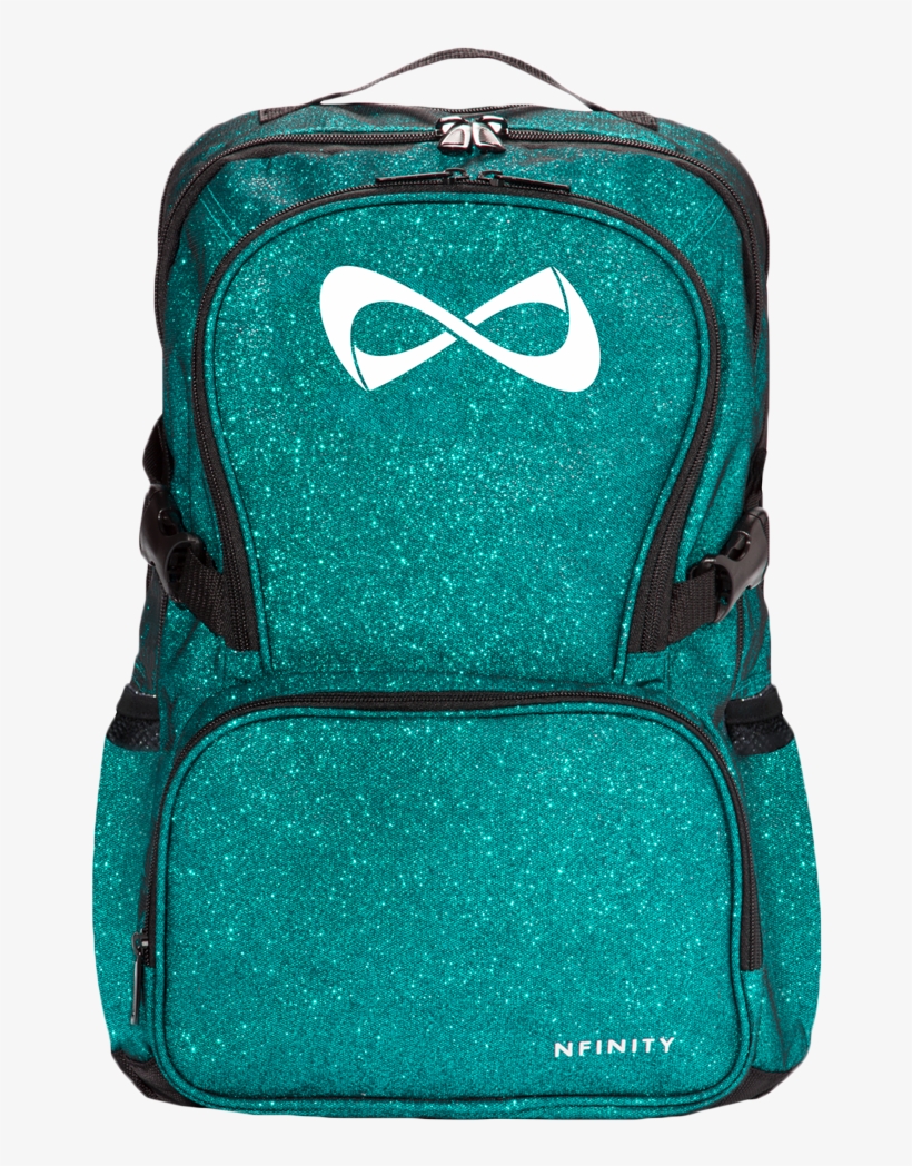Teal Sparkle Cheerleading Camp, Volleyball, Cheer Shoes, - Nfinity Sparkle Backpack, Purple, transparent png