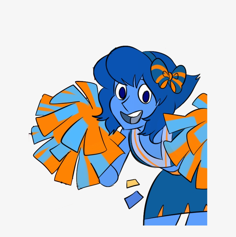 Cheerleader Lapis - Steven Universe Lapis Lazuli Cheerleader, transparent png