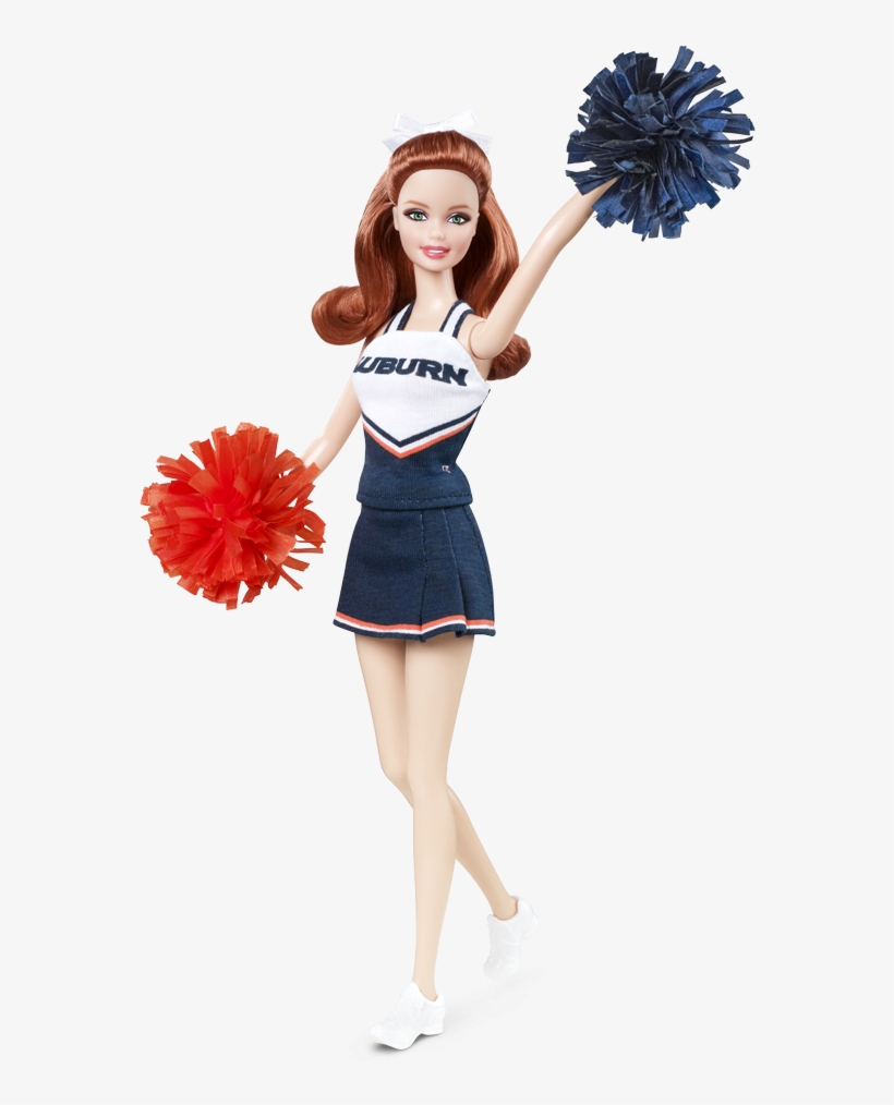 Louisiana Cheer - Auburn University Barbie Doll, transparent png