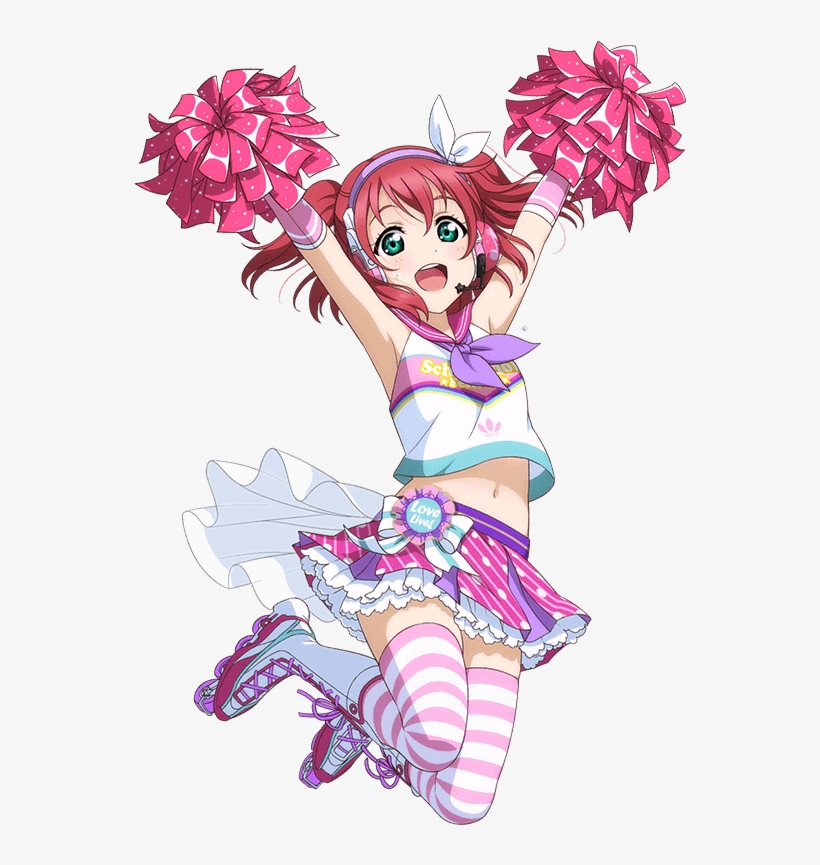 Transparent - Idolized - Lovelive Sunshine Ruby Kurosawa Cosplay Costume Cheerleaders, transparent png