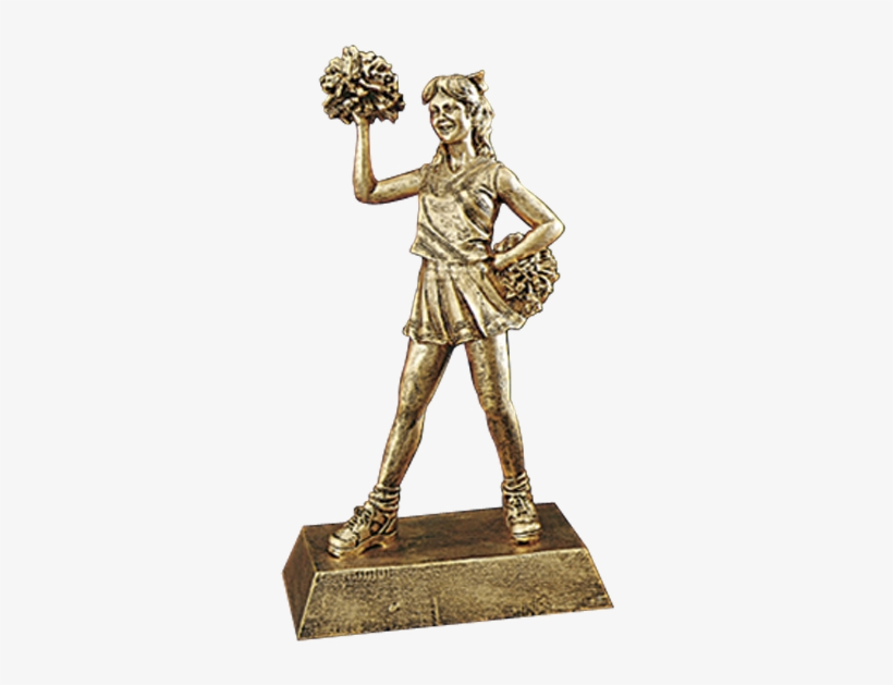 50506g Or S - Cheerleader Signature Resin Figure Trophy (10.5") Quantity(1), transparent png